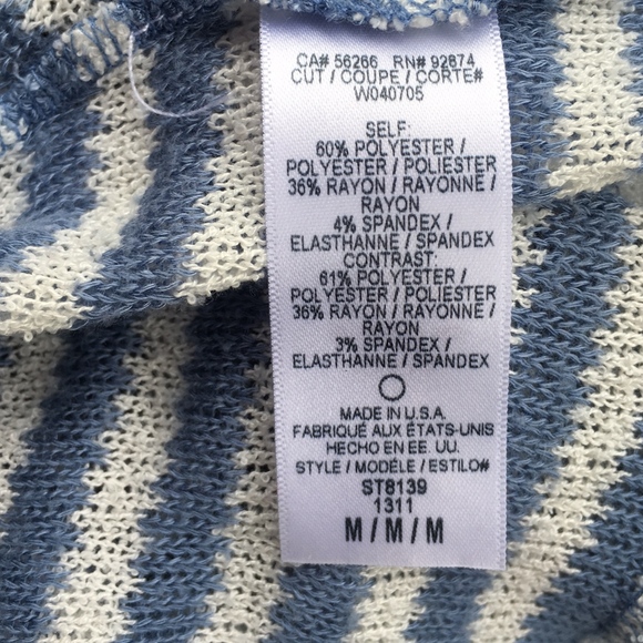 SPLENDID "Antwerp" Striped Cowl Neck Sweater - Picture 7 of 7